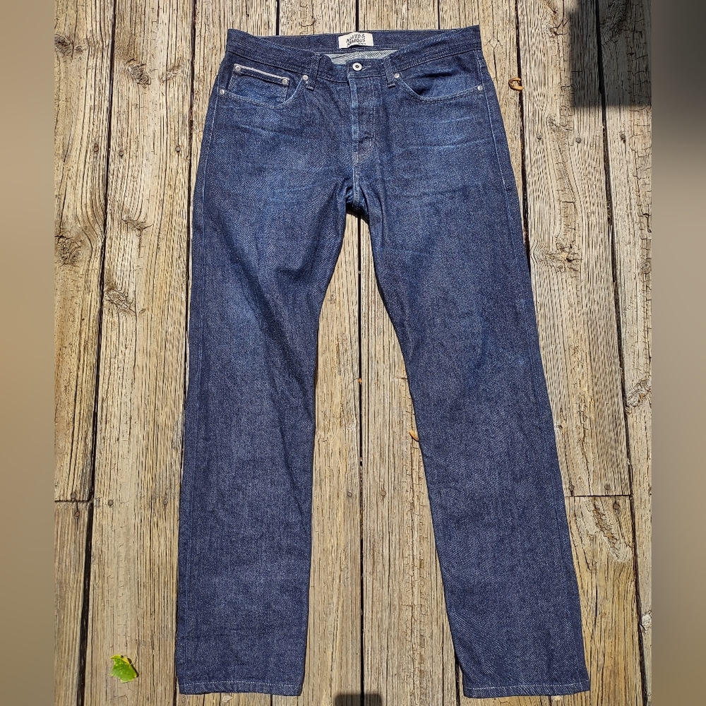 Naked and Famous Selvedge Jeans size 36 Weird Guy Fit